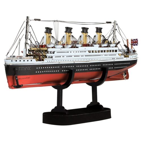 Detailed metal model of the RMS Titanic ship