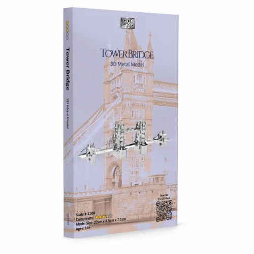 3D metal model of Tower Bridge