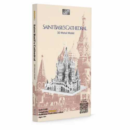 3D metal model of Saint Basil's Cathedral