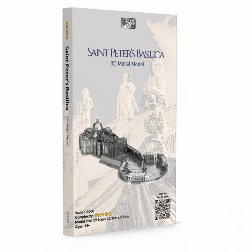 3D metal model of Saint Peter's Basilica
